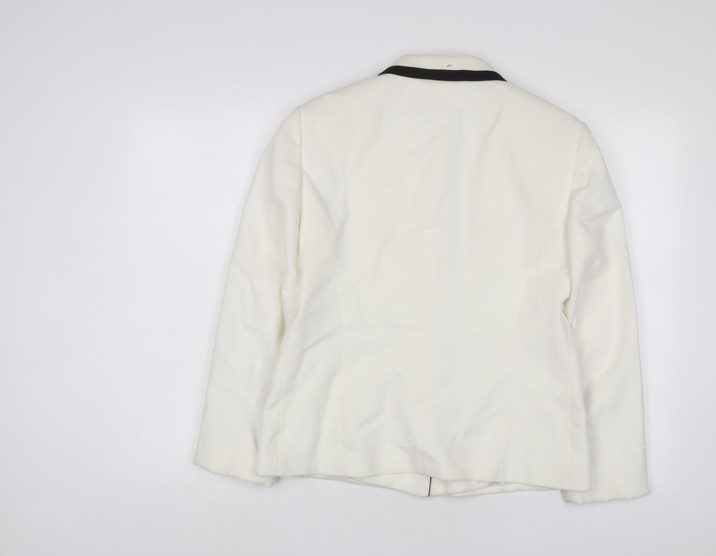 Gerry Weber Womens White Jacket Size 10 Button