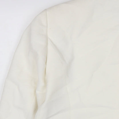 Gerry Weber Womens White Jacket Size 10 Button