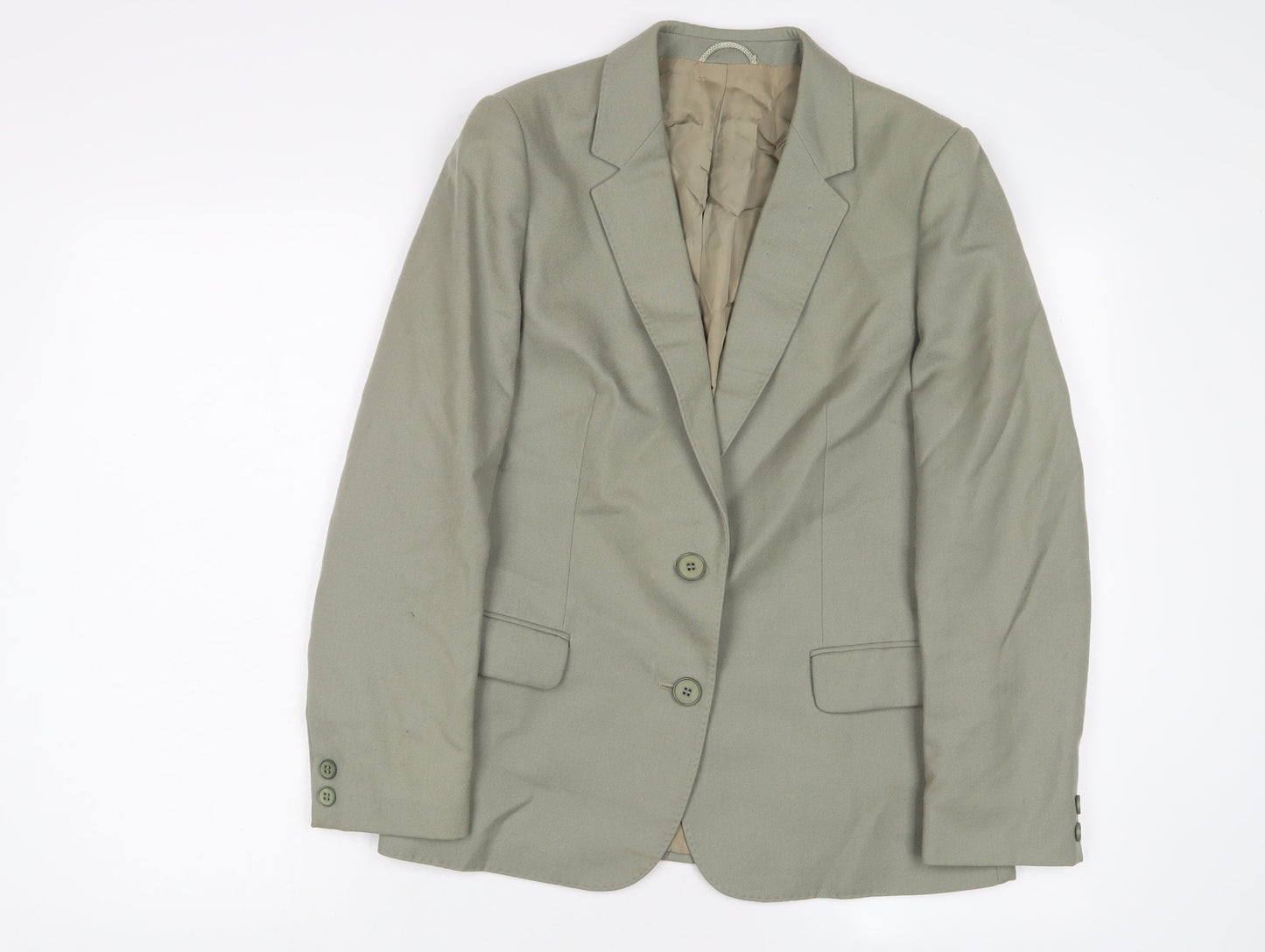 Womens UK Size 14 St Michael Green Jacket