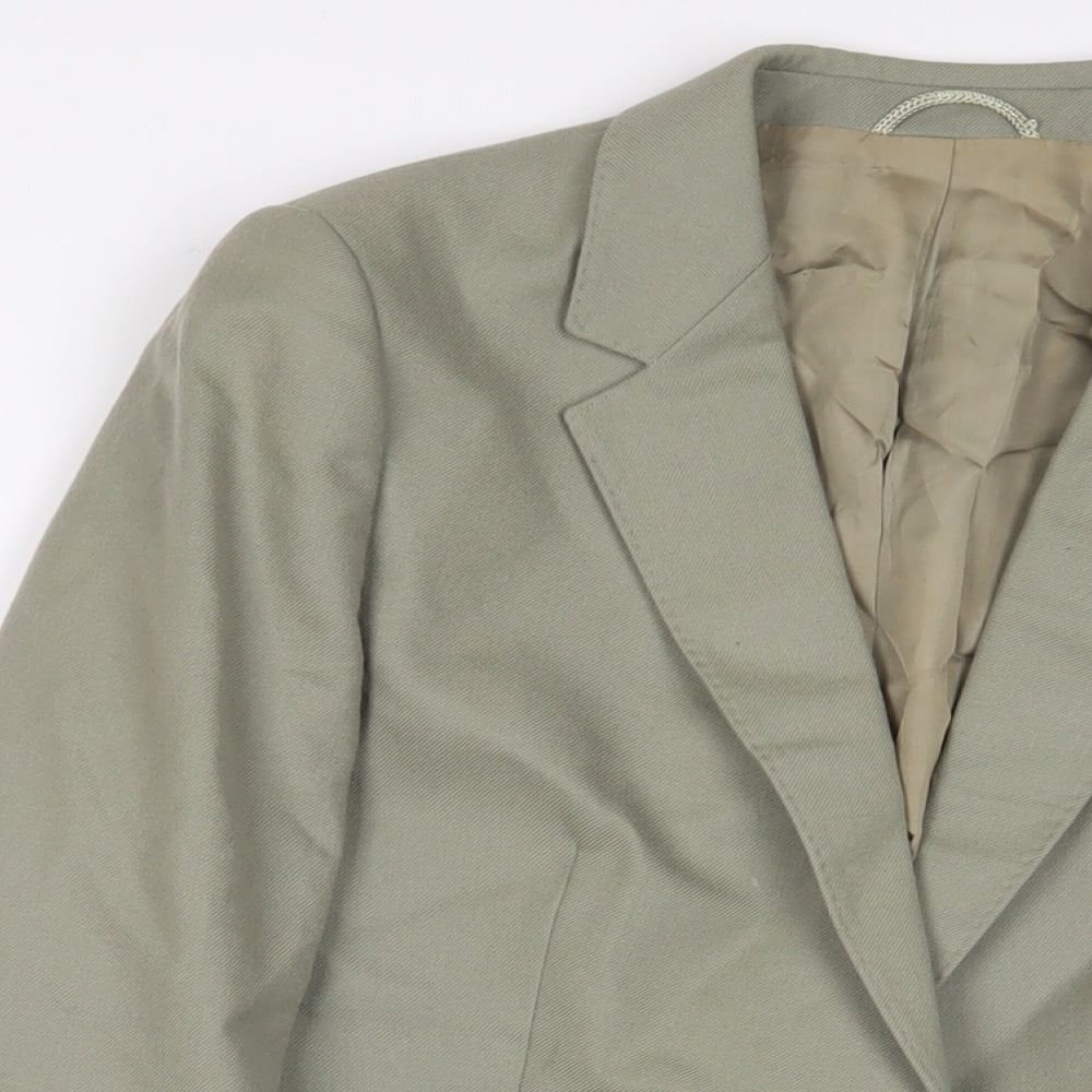 Womens UK Size 14 St Michael Green Jacket