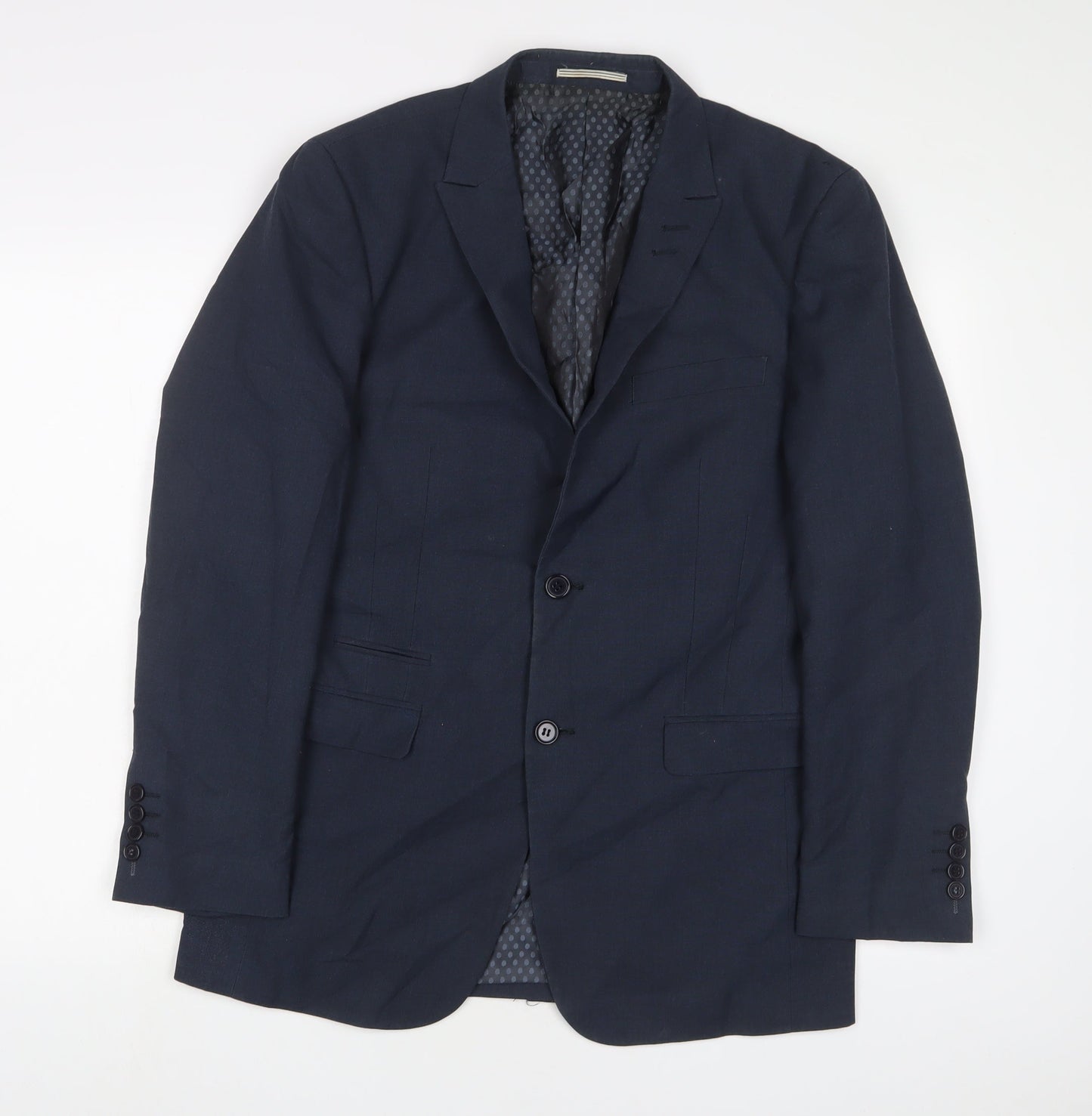 Mens UK Size 38 Skopes Regular Blue Suit Jacket