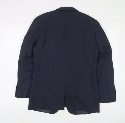Mens UK Size 38 Skopes Regular Blue Suit Jacket