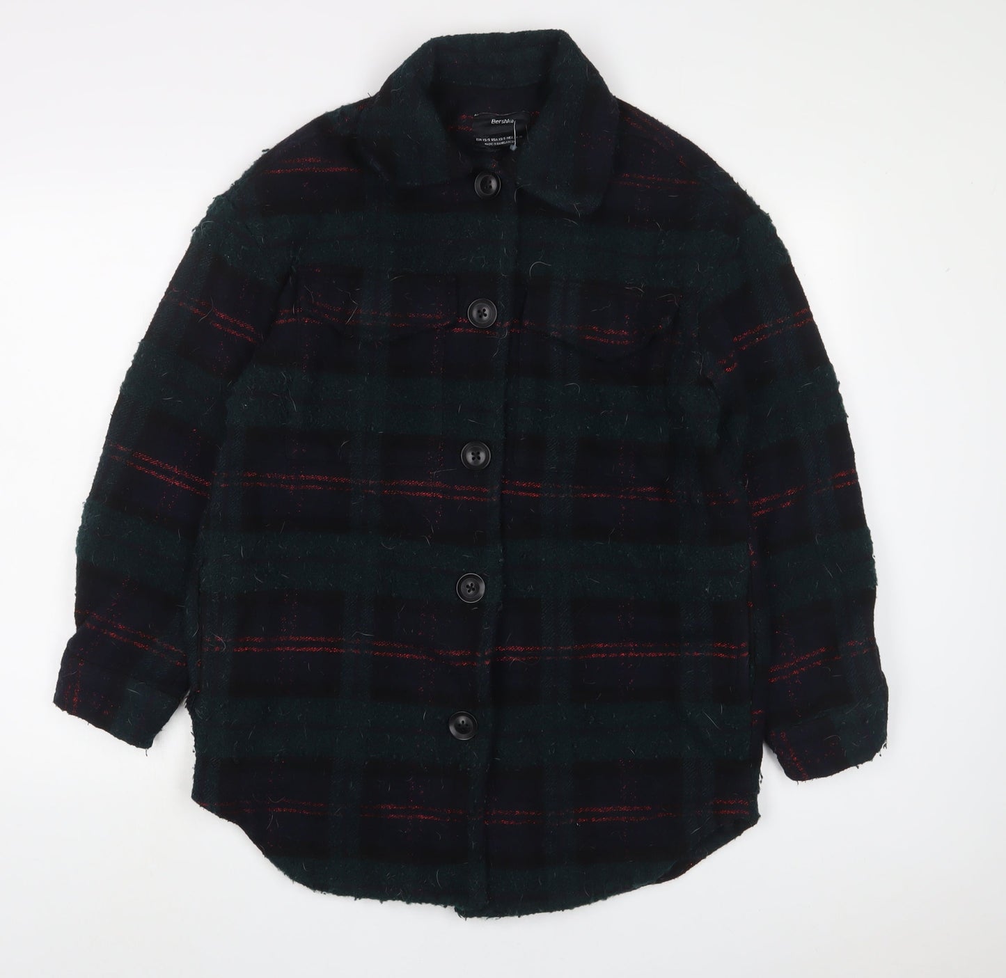 Womens UK Size XS Bershka Green Jacket