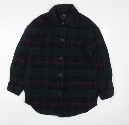 Womens UK Size XS Bershka Green Jacket