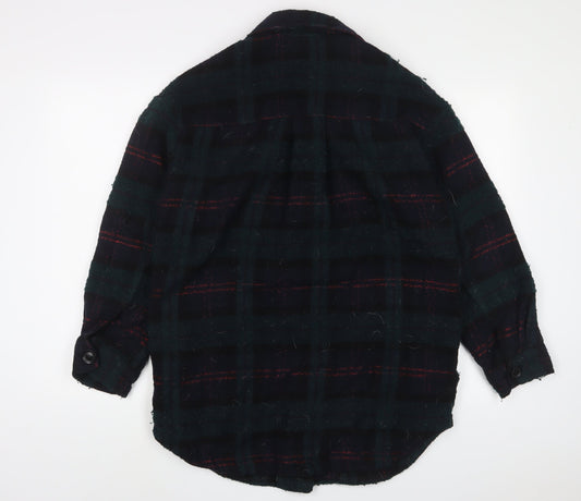 Womens UK Size XS Bershka Green Jacket
