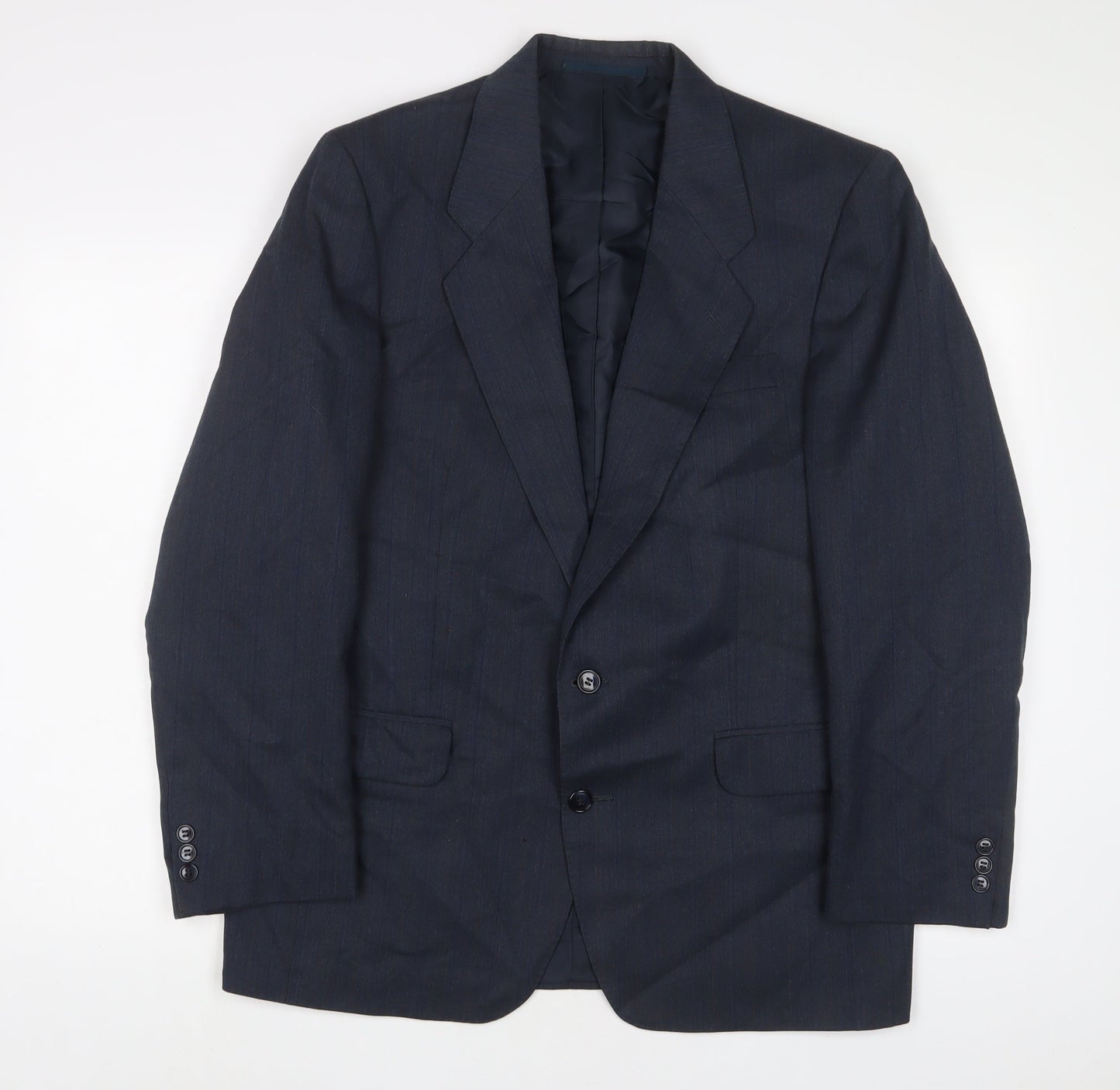 Mens UK Size 40 C&A Regular Blue Suit Jacket