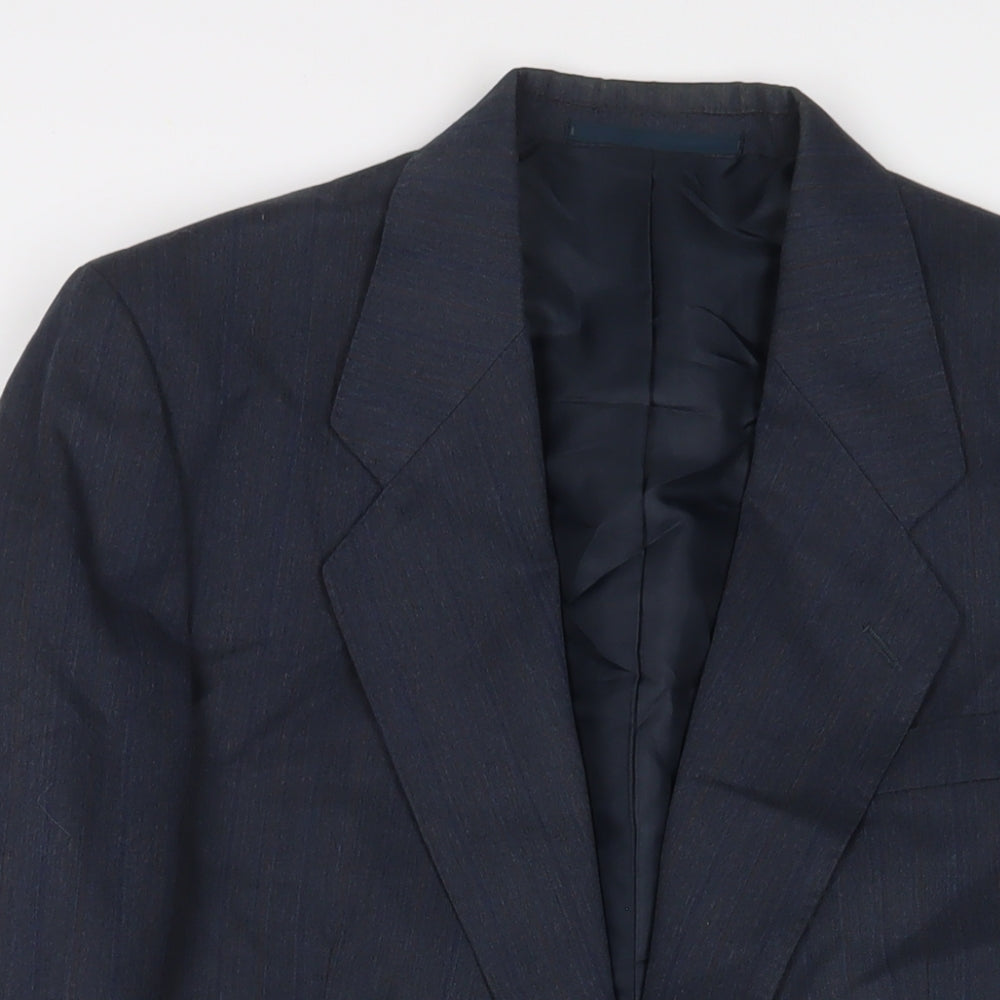 Mens UK Size 40 C&A Regular Blue Suit Jacket