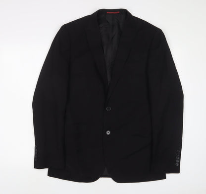Mens UK Size 40 OneSixFive Regular Black Suit Jacket