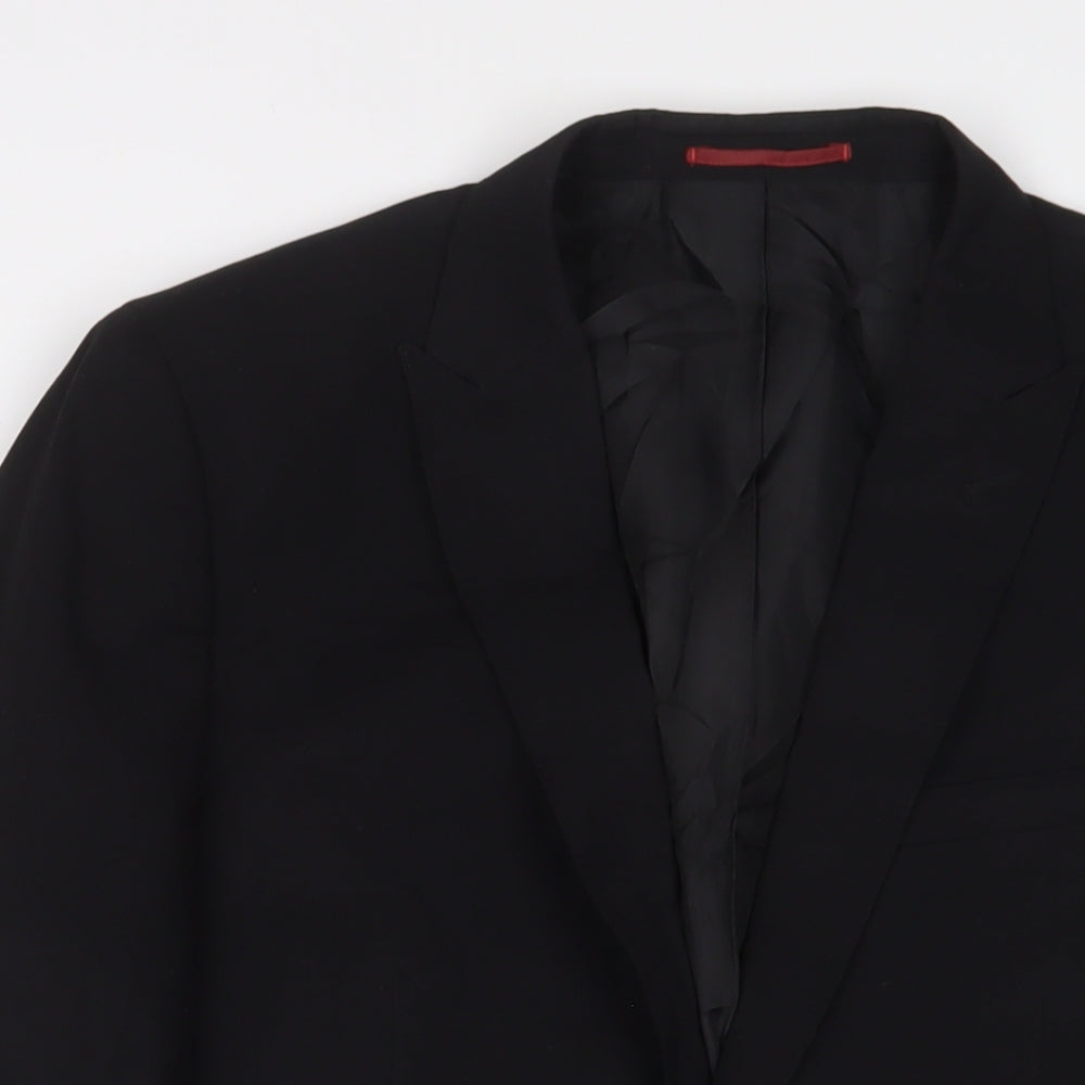 Mens UK Size 40 OneSixFive Regular Black Suit Jacket