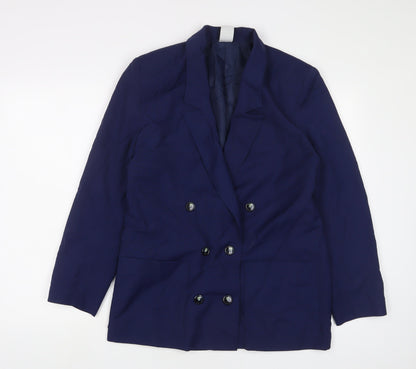 Womens UK Size 12 Slimma Blue Jacket