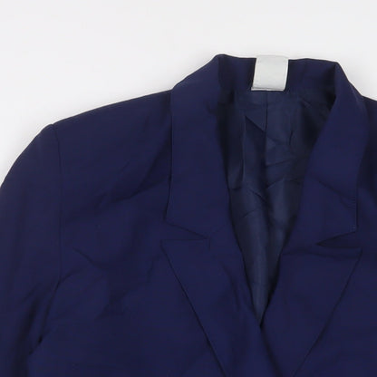 Womens UK Size 12 Slimma Blue Jacket