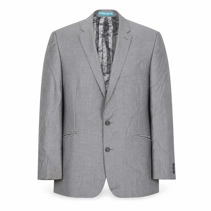 Michael's Mens Grey Polyester Jacket Suit Jacket Size 46 Regular