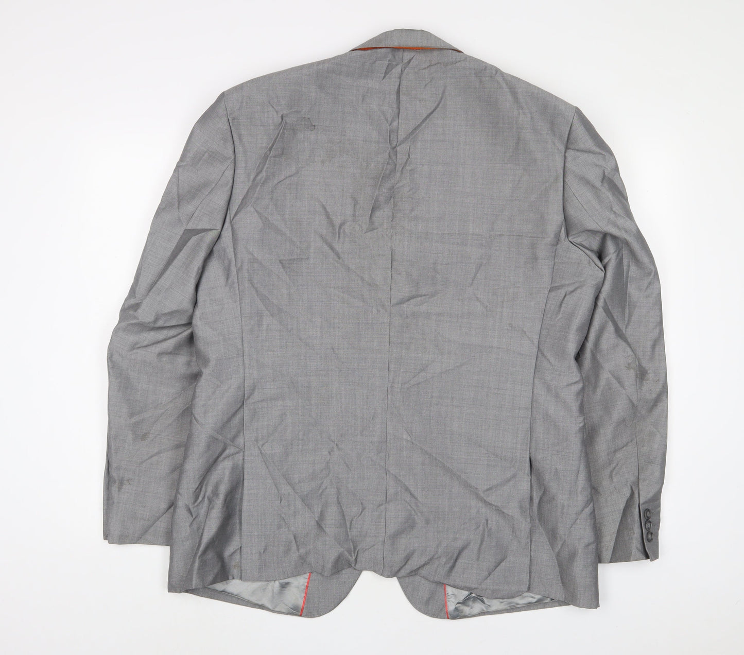 Michael's Mens Grey Polyester Jacket Suit Jacket Size 46 Regular