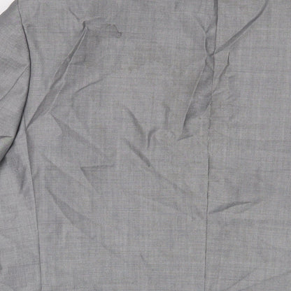 Michael's Mens Grey Polyester Jacket Suit Jacket Size 46 Regular