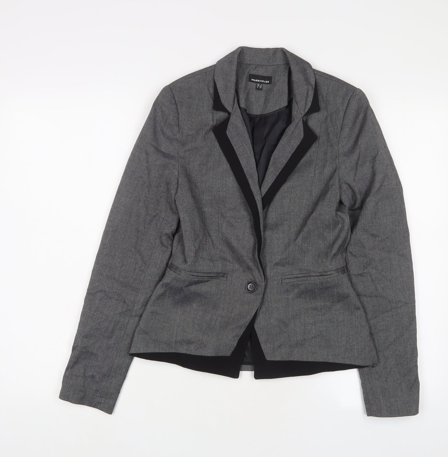 Womens UK Size 6 Warehouse Grey Jacket