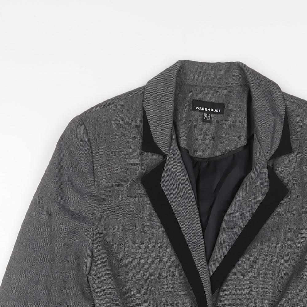 Womens UK Size 6 Warehouse Grey Jacket