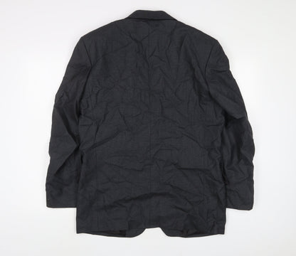Mens UK Size 38 Principles Regular Grey Suit Jacket