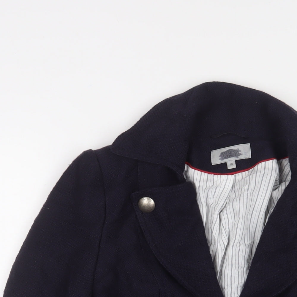 Womens UK Size 10 Marks and Spencer Blue Jacket