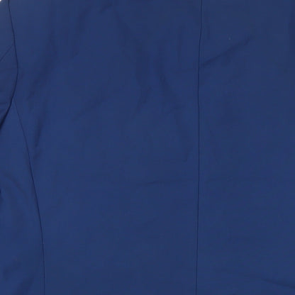 Marc Darcy Mens Blue Polyester Jacket Suit Jacket Size 40 Regular