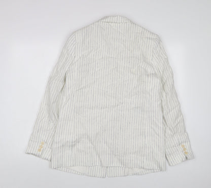 Womens UK Size M Mango White Jacket