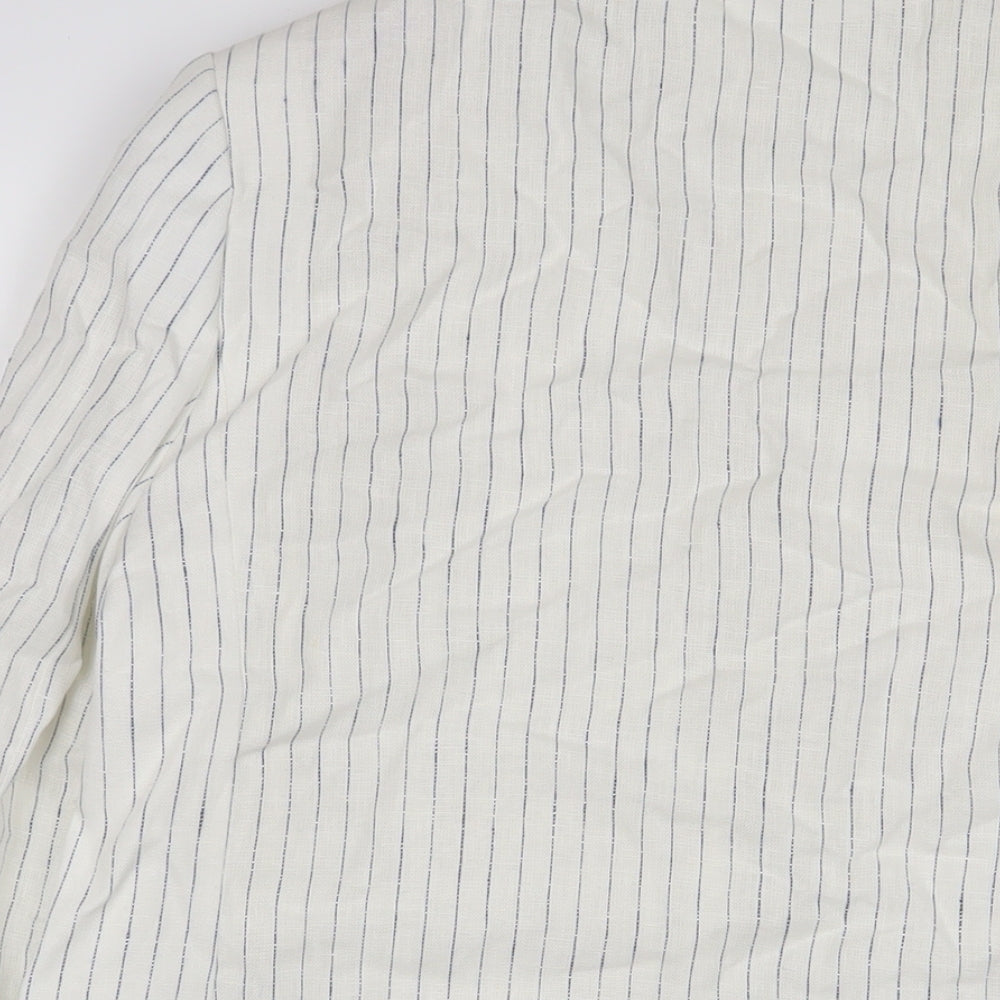 Womens UK Size M Mango White Jacket