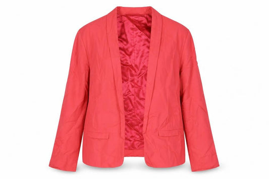 French Connection Womens Pink Jacket Blazer Size 14 - Open