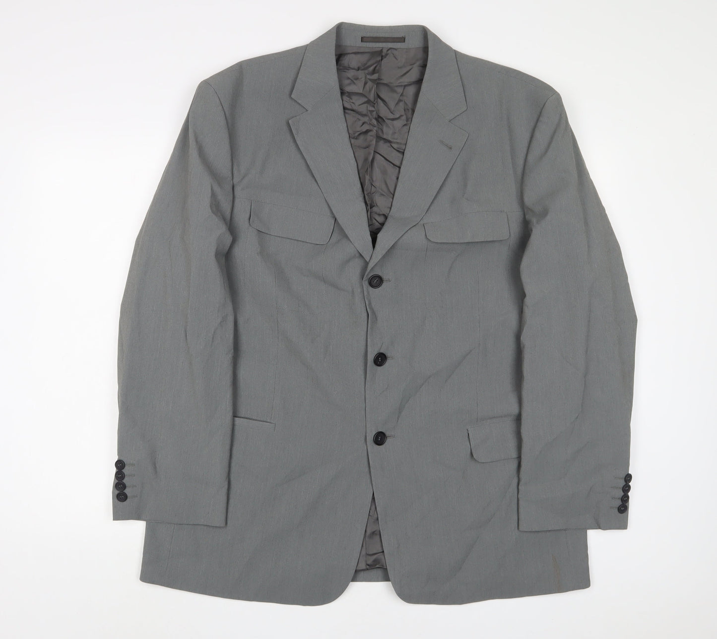 Mens UK Size 44 C&A Regular Grey Suit Jacket