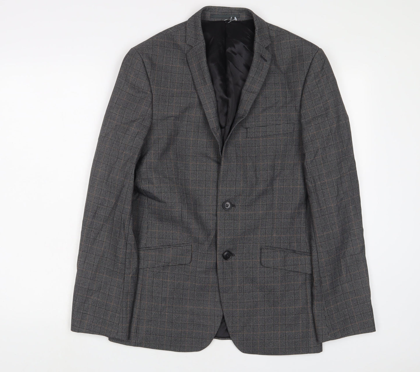 Mens UK Size 36 Limehaus Regular Grey Suit Jacket