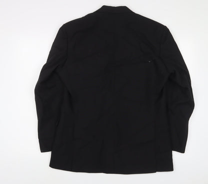 Mens UK Size 38 Greenwoods Regular Black Suit Jacket