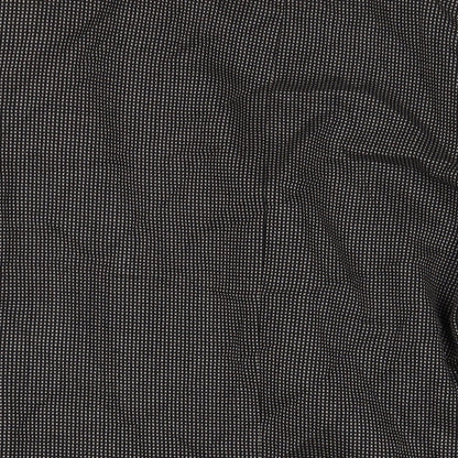 Greensmith & Sons Mens Black Herringbone Wool Jacket Suit Jacket Size 42 Regular - Shoulder Pads