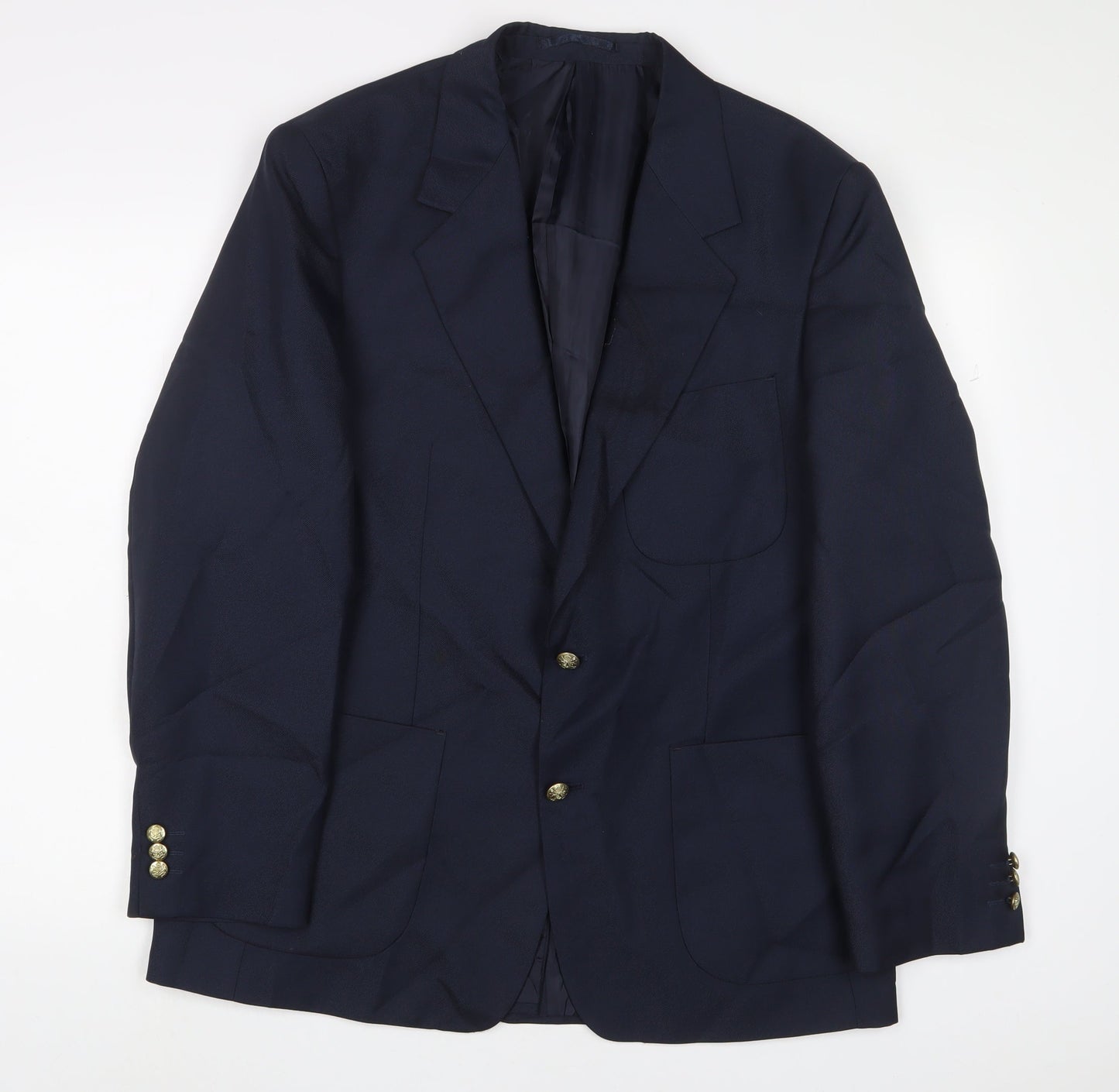 Mens UK Size 42 Chums Regular Blue Suit Jacket