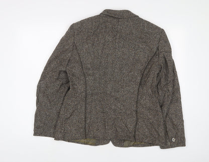 Gerry Weber Womens Grey Jacket Blazer Size 14 Button