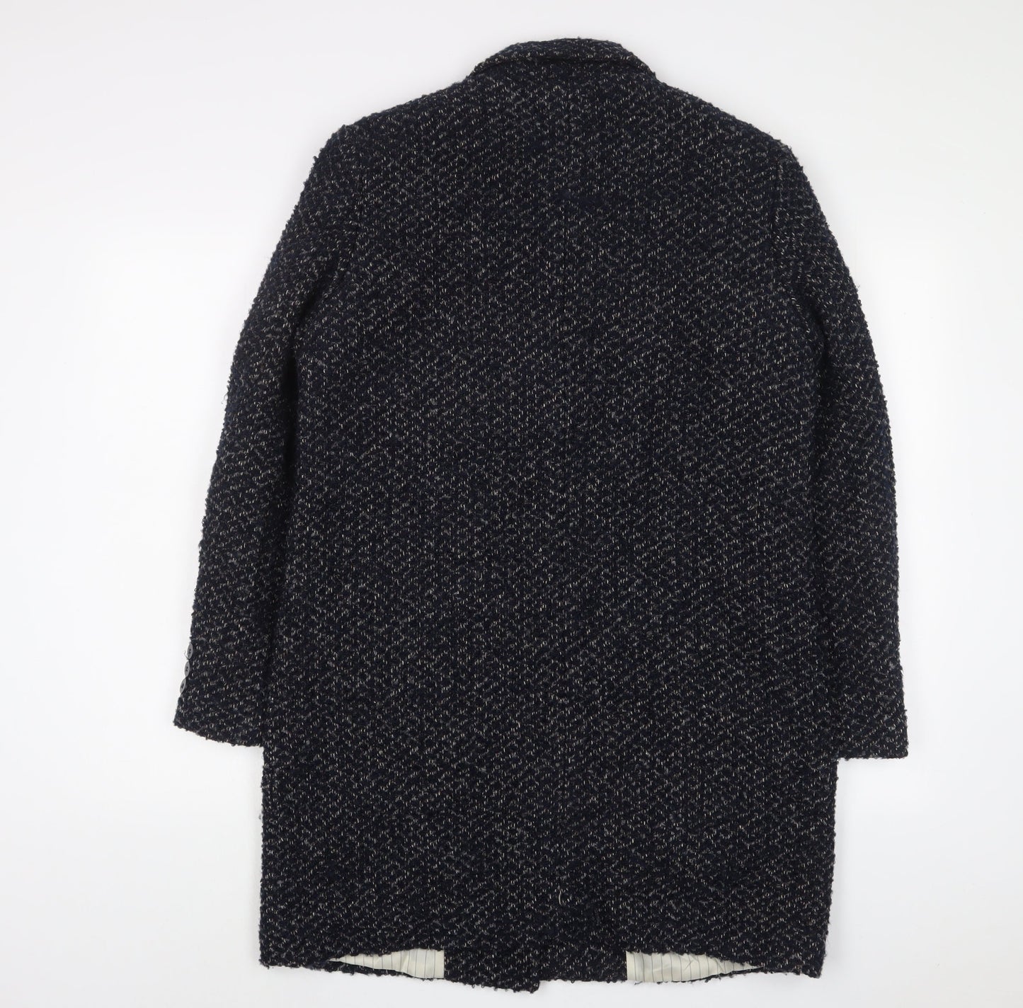 Womens UK Size 12 MARISOTA Blue Overcoat