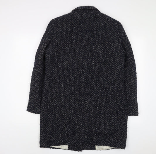 Womens UK Size 12 MARISOTA Blue Overcoat