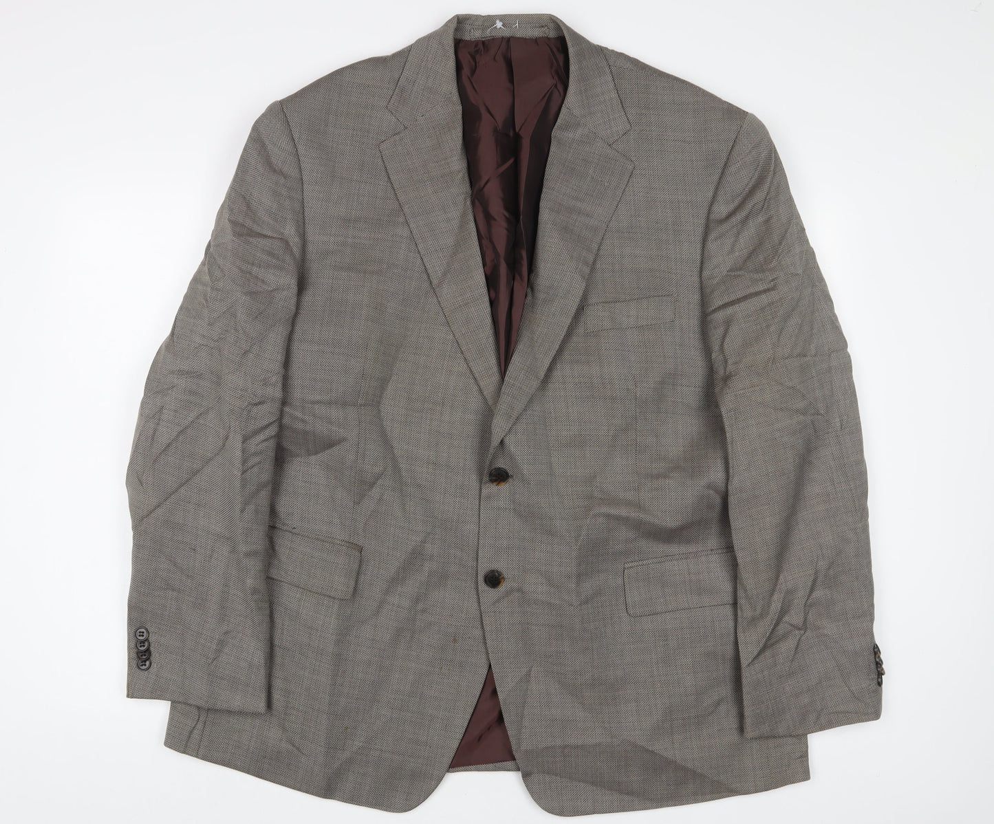 Mens UK Size 46 Marks and Spencer Regular Grey Suit Jacket
