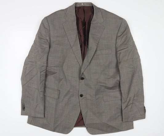 Mens UK Size 46 Marks and Spencer Regular Grey Suit Jacket
