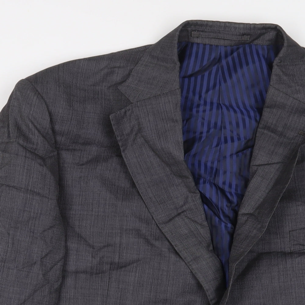 Mens UK Size 42 Marks and Spencer Regular Grey Suit Jacket