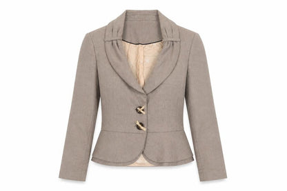 Next Womens Brown Jacket Blazer Size 10 Button