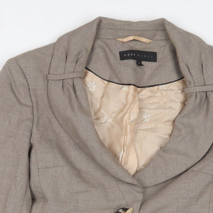 Womens UK Size 10 NEXT Brown Jacket