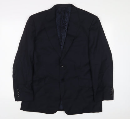 Mens UK Size 42 Samuel Slater Regular Black Suit Jacket