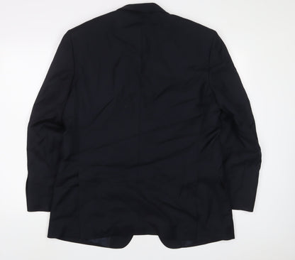 Mens UK Size 42 Samuel Slater Regular Black Suit Jacket