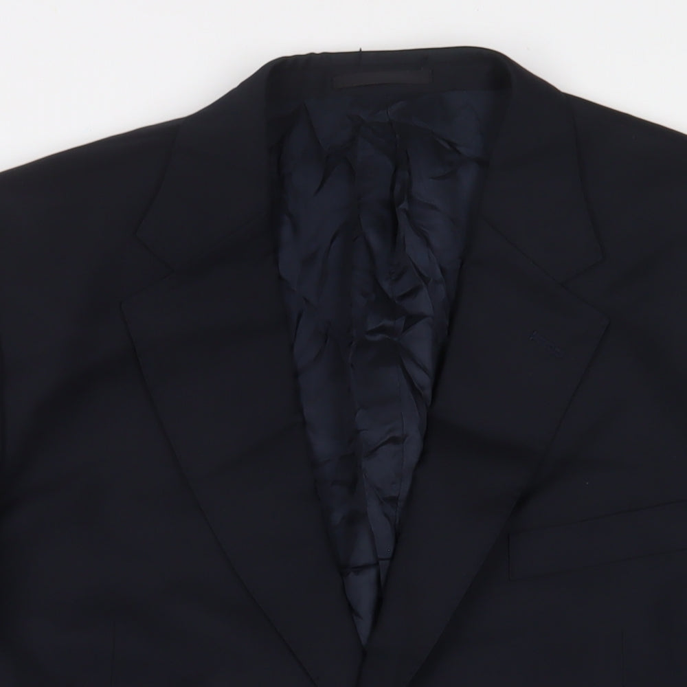 Mens UK Size 42 Samuel Slater Regular Black Suit Jacket