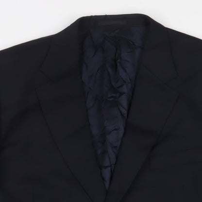 Mens UK Size 42 Samuel Slater Regular Black Suit Jacket