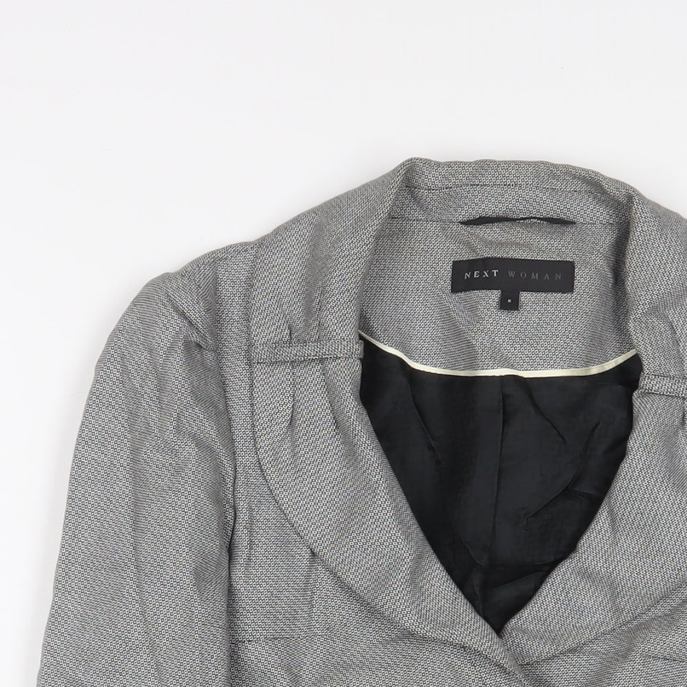 Womens UK Size 8 NEXT Grey Jacket