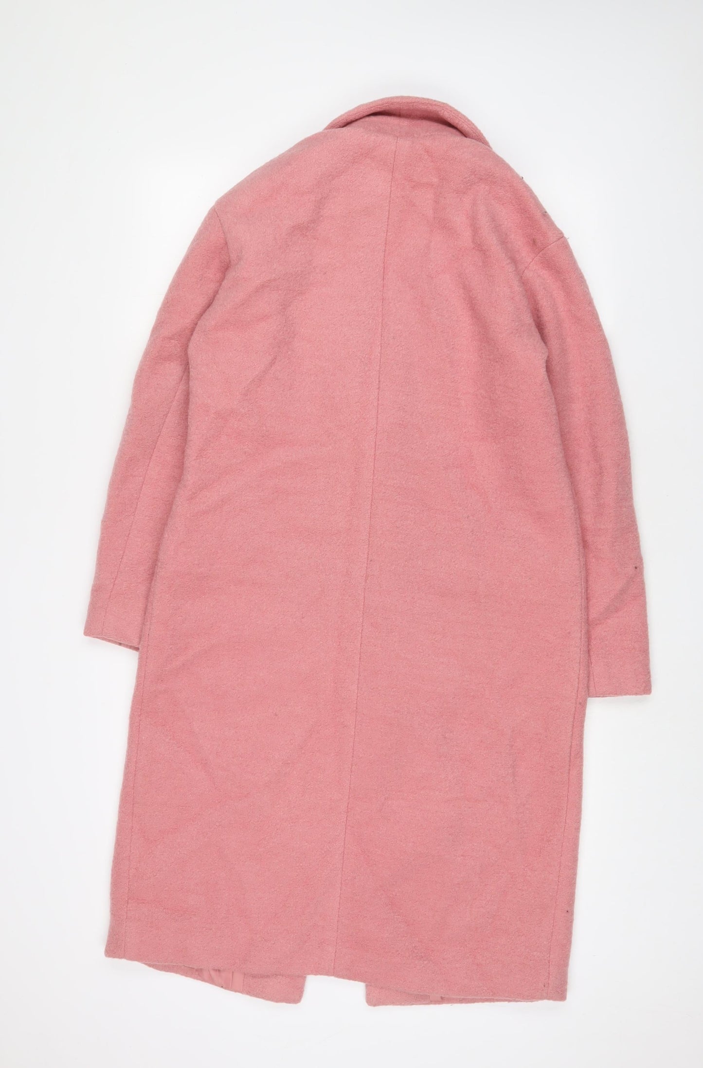 Womens UK Size 10 NEXT Pink Overcoat