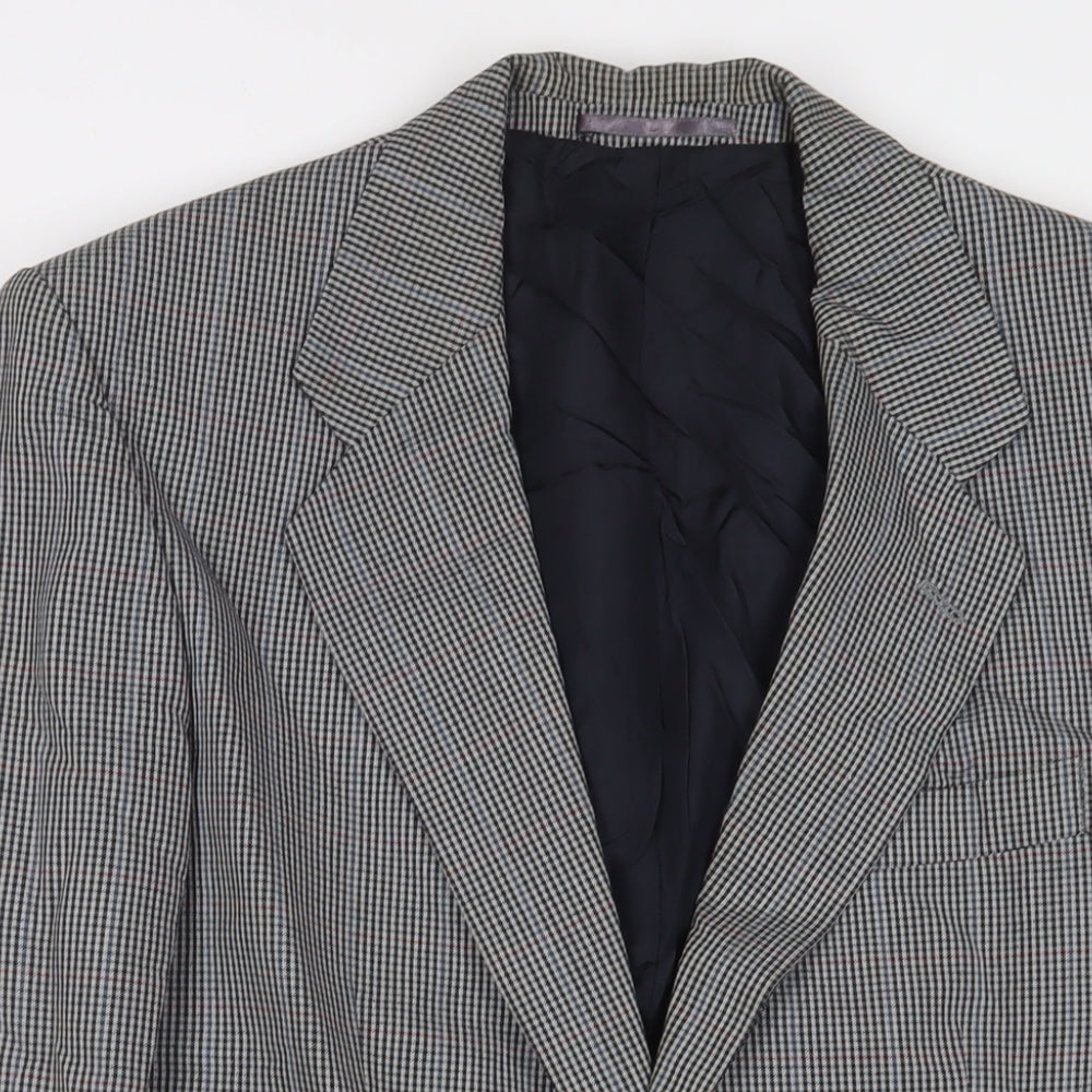 Mens UK Size 38 St Michael Regular Grey Suit Jacket