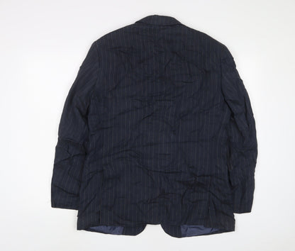 Mens UK Size 38 Marks and Spencer Regular Blue Suit Jacket