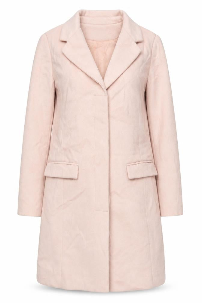 Womens UK Size S VILA Pink Overcoat