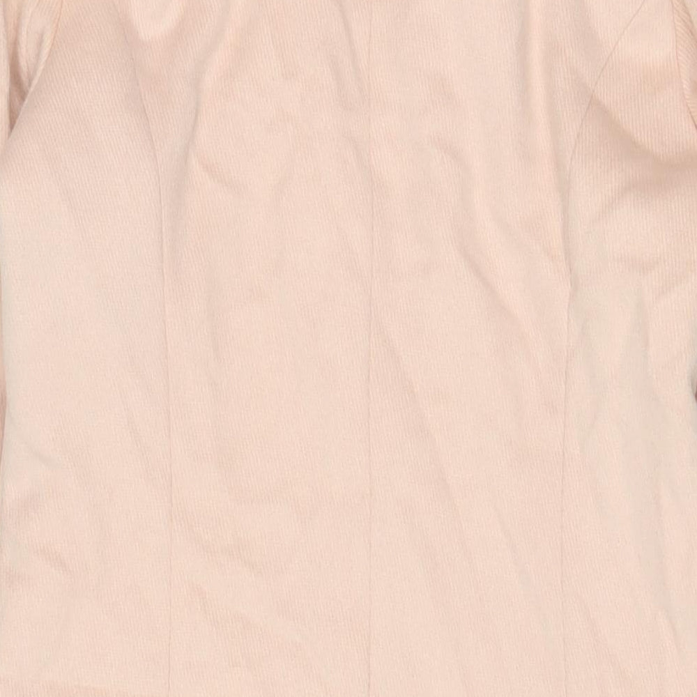 Womens UK Size S VILA Pink Overcoat