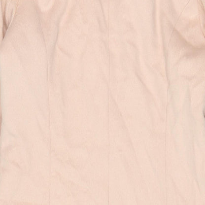 Womens UK Size S VILA Pink Overcoat